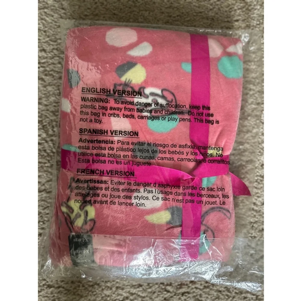 Cozy HUE Pink Cat Pajama Set XL - Picture 5 of 6